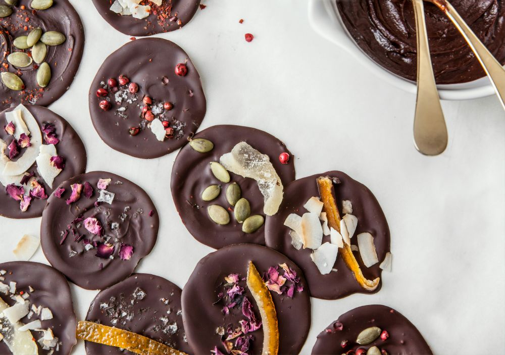 vegan chocolate bark